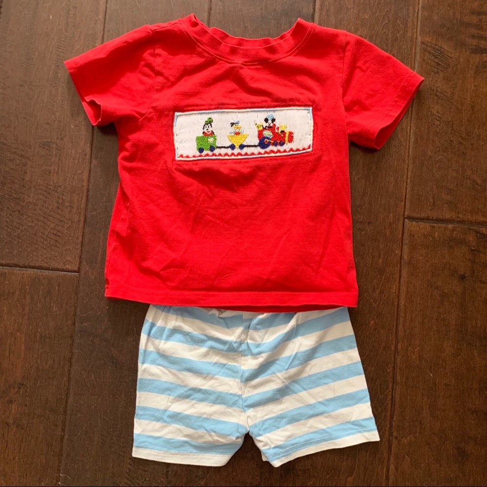 ❌SOLD ❌ Mickey Mouse Smocked Set